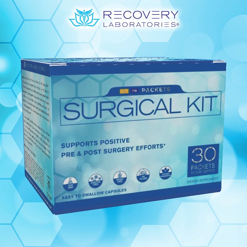 Surgical Recovery Kit: Pre & Post - Op Essentials Supplements - Recovery Laboratories